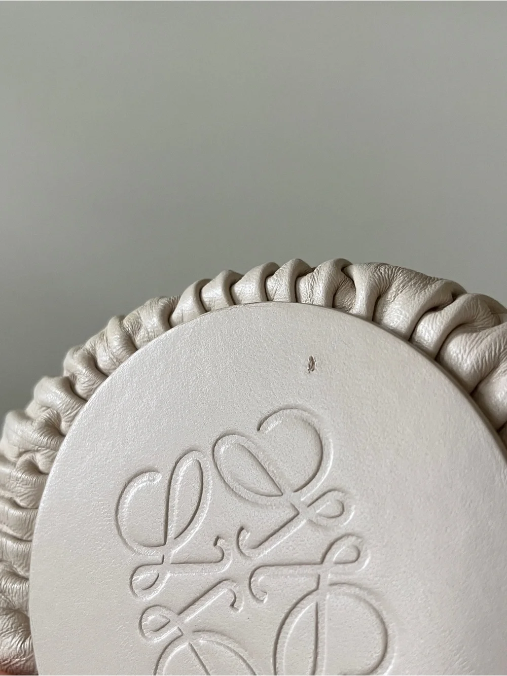 Loewe Bracelet Pouch Bag in Ivory